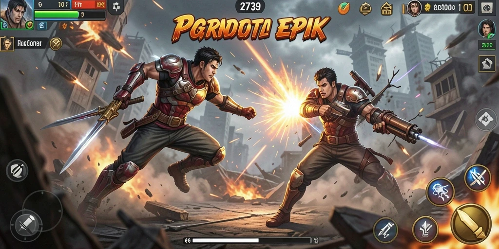 Gameplay intens dan seru di 2739, penuh aksi dan strategi.