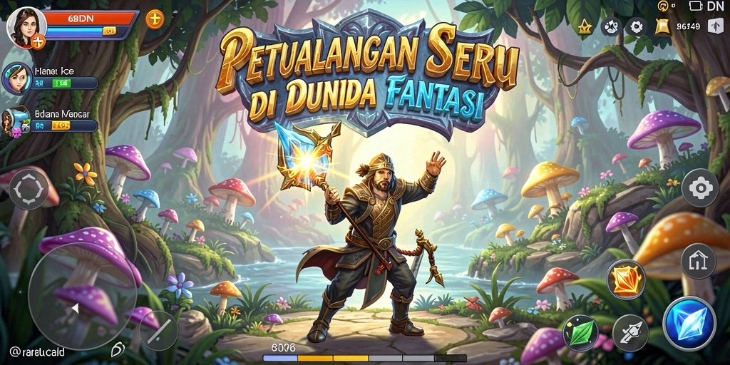 Screenshot utama 68IDN menampilkan aksi seru dalam permainan petualangan.