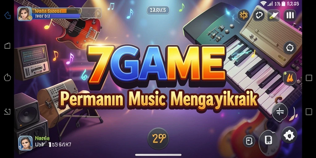 Gameplay seru dengan musik yang menarik di 7GAME.