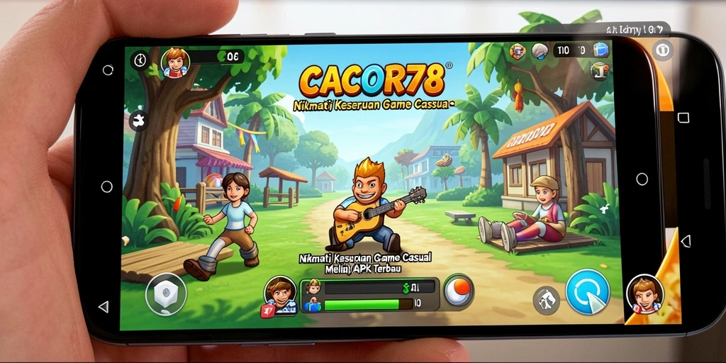Screenshot CACOR78 menampilkan gameplay yang seru dan interaktif.
