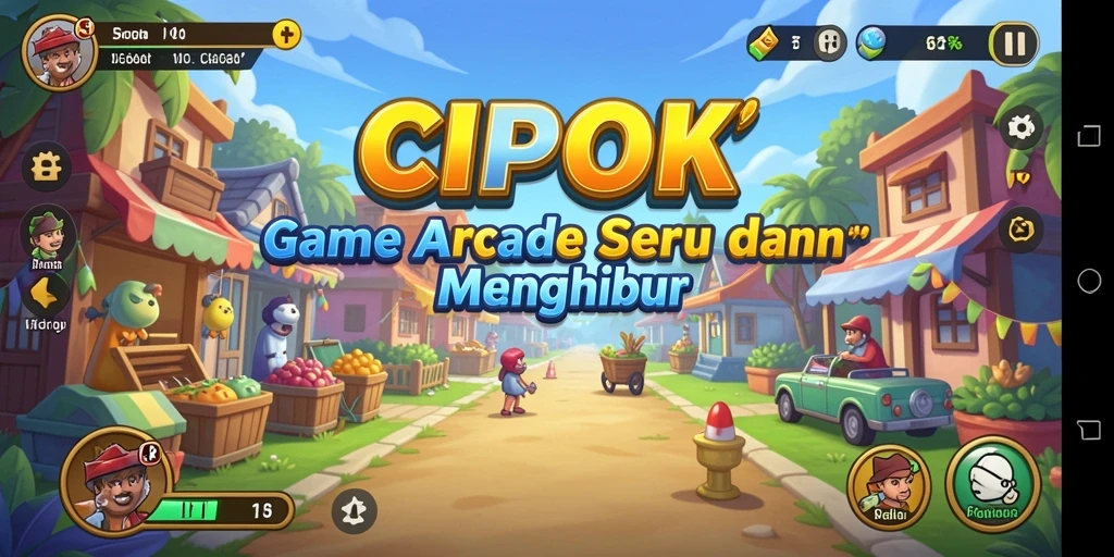 Screenshot gameplay <strong>CIPOK</strong> menunjukkan keseruan bermain game Arcade yang penuh tantangan.