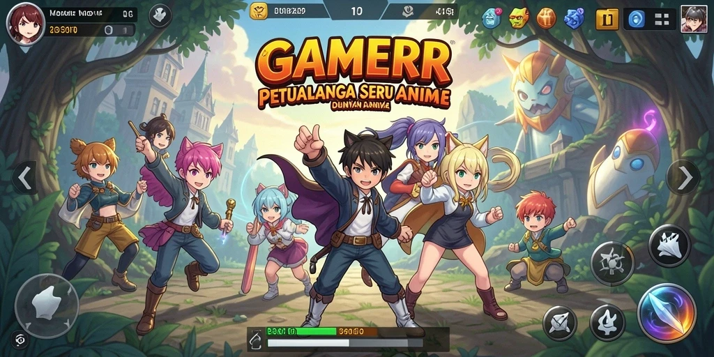 Tampilan menarik dari gameplay GAMERP yang penuh aksi.