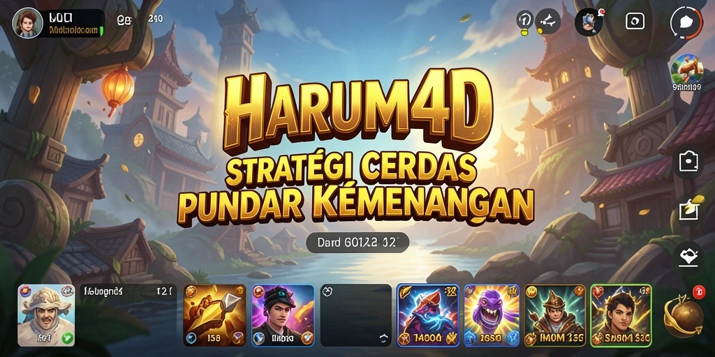Tangkapan layar permainan HARUM4D yang menampilkan strategi mendalam.