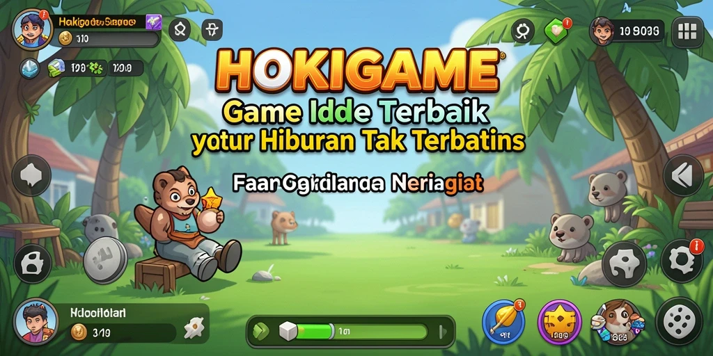 Tampilan gameplay HOKIGAME yang memukau dan santai.