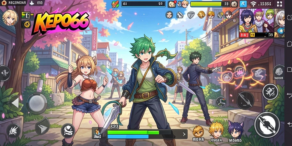 Tampilan gameplay anime yang menakjubkan dari KEPO66.