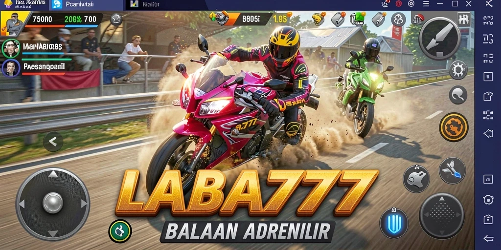 Gameplay seru balapan motor di LABA777.