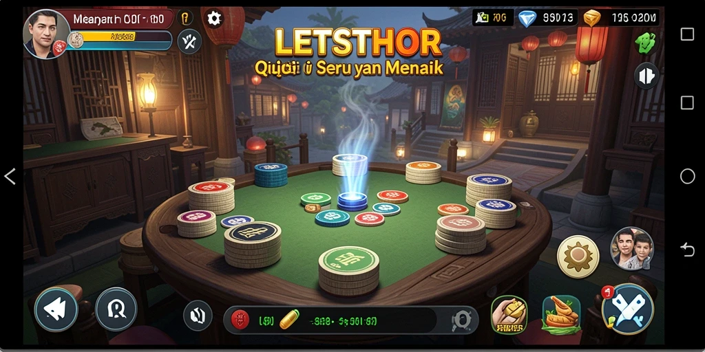 Tampilan gameplay seru LETSTHOR dalam QiuQiu.
