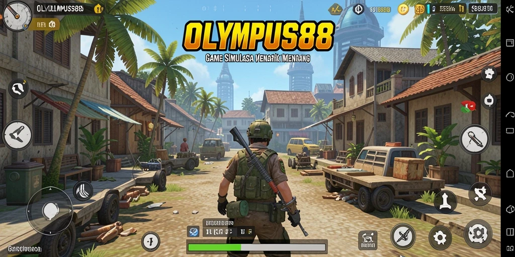 Screenshot permainan OLYMPUS88 menampilkan gameplay penuh aksi dan strategi.