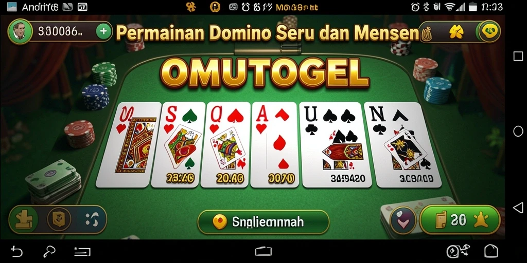 Screenshot gameplay seru di OMUTOGEL yang menampilkan aksi Domino.