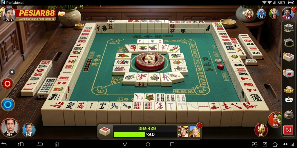 Tampilan menarik gameplay Mahjong PESIAR88 yang menghadirkan keseruan.