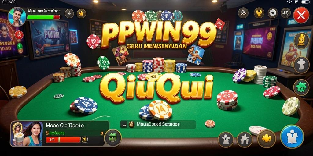 Tampilan menarik dari gameplay QiuQiu di PPWIN99.
