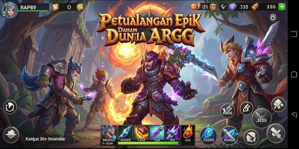 Gameplay mendebarkan di dunia ARPG yang penuh tantangan.