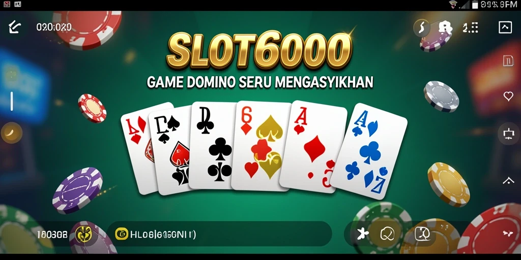 Screenshot menunjukkan gameplay seru dari SLOT6000.