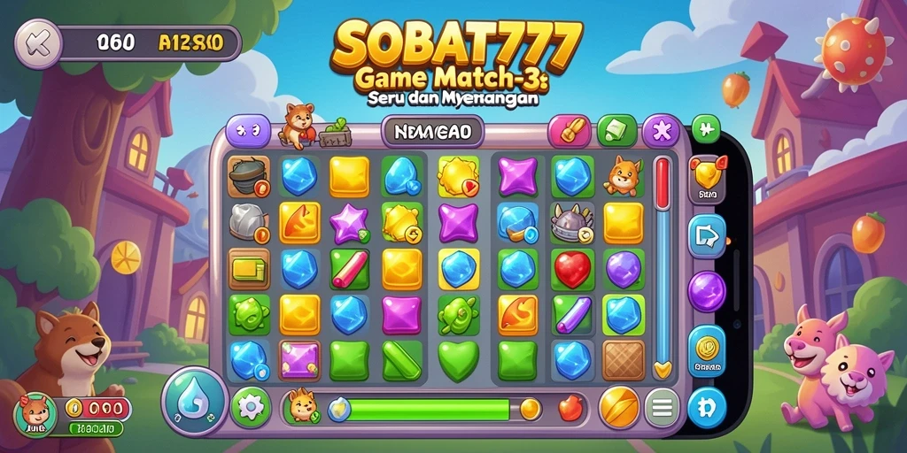 Screenshot gameplay <strong>SOBAT777</strong> yang seru dan penuh warna.