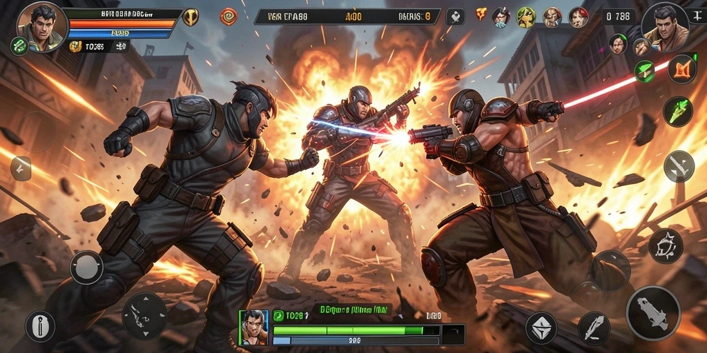 Tampilan gameplay aksi mendebarkan di TO288.