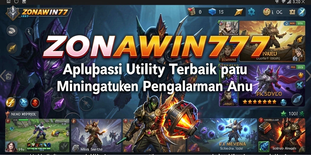 Screenshot utama ZONAWIN777 menunjukkan fitur pengelolaan yang ramah pengguna.